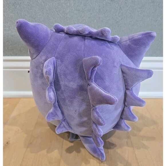 Pokemon Gengar 10" Squishmallow Plush Kellytoy Purple Pokémon - Picture 2 of 5